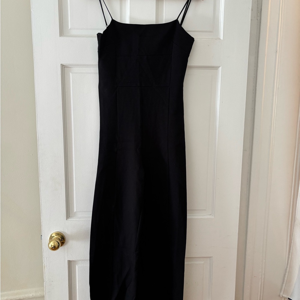 Elegant Black Spaghetti Strap Jumpsuit